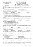 Đề thi thử tốt nghiệp THPT môn Vật lý năm 2022-2023 (Lần 1) - Trường THPT chuyên Nguyễn Trãi, Hải Dương