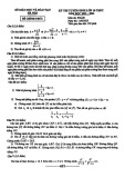 Đề thi tuyển sinh vào lớp 10 môn Toán năm 2023-2024 có đáp án - Sở GD&ĐT Hà Nội