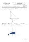 Đề thi thử tốt nghiệp THPT môn Toán năm 2021-2022 (Lần 1) - Trường THPT Vĩnh Linh