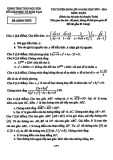 Đề thi tuyển sinh vào lớp 10 môn Toán (chuyên) năm 2023-2024 - Sở GD&ĐT Thái Nguyên