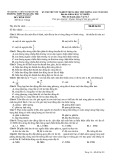 Đề thi thử tốt nghiệp THPT môn Vật lý năm 2022-2023 có đáp án (Lần 1) - Trường THPT Thị xã Quảng Trị