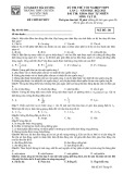 Đề thi thử tốt nghiệp THPT môn Vật lý năm 2022-2023 (Lần 2) - Trường THPT chuyên Nguyễn Trãi, Hải Dương