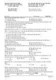 Đề thi thử tốt nghiệp THPT môn Vật lý năm 2023 có đáp án - Cụm liên trường THPT tỉnh Quảng Nam