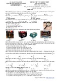 Đề thi thử tốt nghiệp THPT môn Vật lý năm 2022-2023 có đáp án -  Cụm trường THPT TP. Nam Định