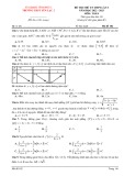 Đề thi thử tốt nghiệp THPT môn Toán năm 2022-2023 (Lần 3) - Trường THPT Yên Lạc 2