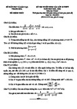Đề thi tuyển sinh vào lớp 10 môn Toán năm 2023-2024 - Sở GD&ĐT Thanh Hóa