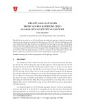 Liên kết logic ngữ nghĩa trong văn bản đa phương thức: So sánh giữa người Việt và người Mỹ