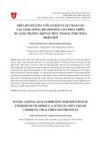 Mối liên hệ giữa vốn xã hội và sự tham gia của cộng đồng địa phương vào phát triển du lịch: Trường hợp xã Thủy Thanh, tỉnh Thừa Thiên Huế