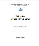 Bài giảng Kinh tế vi mô 1: Phần 2 - ThS. Dư Anh Thơ