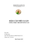 Báo cáo tiểu luận Tâm lý học trẻ em nâng cao: Phân tích sự mở rộng mối quan hệ xã hội trong gia đình của trẻ em