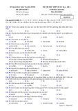 Đề thi thử tốt nghiệp THPT môn Hóa học năm 2022-2023 có đáp án - Sở GD&ĐT Hà Tĩnh