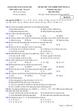 Đề thi thử tốt nghiệp THPT môn Hóa học năm 2022-2023 có đáp án - Trường THPT Việt Nam - Ba Lan