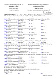 Đề thi thử tốt nghiệp THPT môn Hóa học năm 2022-2023 có đáp án (Lần 1) - Trường THPT Đô Lương 1, Nghệ An