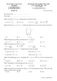 Đề thi thử tốt nghiệp THPT môn Toán năm 2022-2023 có đáp án (Lần 2) - Sở GD&ĐT Nam Định