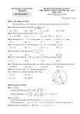 Đề thi tuyển sinh vào lớp 10 môn Toán (không chuyên) năm 2023-2024 có đáp án - Sở GD&ĐT Nam Định