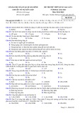 Đề thi thử tốt nghiệp THPT môn Hóa học năm 2022-2023 có đáp án (Lần 1) - Trường THPT chuyên Võ Nguyên Giáp, Quảng Bình