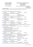 Đề thi thử tốt nghiệp THPT môn Hóa học năm 2022-2023 có đáp án (Lần 1) - Trường THPT Yên Khánh A, Ninh Bình