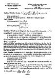 Đề thi tuyển sinh vào lớp 10 môn Toán năm 2023-2024 - Sở GD&ĐT Hà Nam