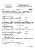 Đề thi thử tốt nghiệp THPT môn Hóa học năm 2022-2023 có đáp án - Trường THPT chuyên Hùng Vương, Gia Lai