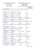 Đề thi thử tốt nghiệp THPT môn Hóa học năm 2022-2023 có đáp án (Lần 3) - Trường THPT Kiến An, Hải Phòng