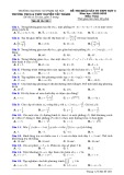 Đề thi thử tốt nghiệp THPT môn Toán năm 2022-2023 có đáp án (Lần 3) - Trường THCS&THPT Nguyễn Tất Thành, Hà Nội