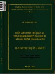 Luận văn Thạc sĩ Quản lý kinh tế: Chiến lược phát triển dịch vụ tư vấn doanh nghiệp của Công ty cổ phần chứng khóa Dầu Khí