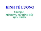 Bài giảng Kinh tế lượng 1: Chương 3 - Phùng Thị Thu Hà