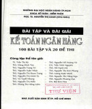 Kế toán ngân hàng: Bài tập và bài giải - Phần 2