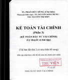 Lý thuyết và bài tập Kế toán tài chính (Phần 03 - Kế toán đầu tư tài chính): Phần 1