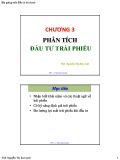 Bài giảng Đầu tư tài chính - Chương 3: Phân tích đầu tư trái phiếu