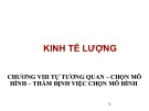 Bài giảng Kinh tế lượng 1: Chương 8 - Phùng Thị Thu Hà