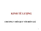 Bài giảng Kinh tế lượng 1: Chương 5 - Phùng Thị Thu Hà