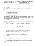 Đề thi tuyển sinh vào lớp 10 môn Hóa học (chuyên) năm 2022-2023 - Trường THPT chuyên Khoa học Huế