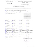 Đề thi thử tốt nghiệp THPT môn Toán năm 2022-2023 có đáp án (Lần 5) - Trường THPT Nông Cống 1, Thanh Hóa