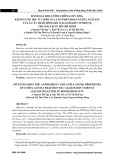 Đánh giá hoạt tính chống oxy hóa, kháng ung thư In vitro của cao phân đoạn ethyl acetate từ lá cây Tràm bông đỏ (Callistemon Citrinus)