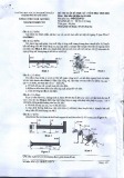 Đề thi học kì 1 môn Sức bền vật liệu cho cơ khí năm 2020-2021 có đáp án - Trường ĐH Sư Phạm Kỹ Thuật TP.HCM