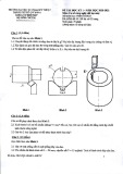 Đề thi học kì 1 môn Cơ sở công nghệ chế tạo máy năm 2020-2021 có đáp án - Trường ĐH Sư Phạm Kỹ Thuật TP.HCM