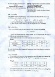 Đề thi học kì 1 môn Toán ứng dụng cơ khí năm 2020-2021 có đáp án - Trường ĐH Sư Phạm Kỹ Thuật TP.HCM