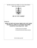 Đồ án tốt nghiệp: Đánh giá kết quả hoạt động sản xuất kinh doanh của Công ty cổ phần Vinalines Logistics giai đoạn 2017-2019
