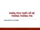 Bài giảng Phân tích thiết kế hệ thống thông tin: Chương 4 - Phan Hồ Duy Phương