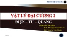 Bài giảng Vật lý đại cương 2: Chương 1 - PGS. TS Nguyễn Thành Vấn