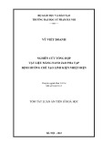 Tóm tắt Luận án Tiến sĩ Hóa học: Nghiên cứu tổng hợp vật liệu màng nano zno pha tạp định hướng chế tạo linh kiện nhiệt điện