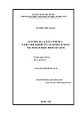 Luận án Tiến sĩ Du lịch: Xu hướng du lịch của thế hệ Z ở Việt Nam (Nghiên cứu xu hướng sử dụng ứng dụng di động trong du lịch)