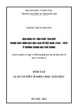 Tóm tắt Luận án Tiến sĩ Khoa học giáo dục: Vận dụng phương pháp tích hợp trong quá trình dạy học Lịch sử Việt Nam (1945 1975) ở trường trung học phổ thông