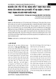 Nghiên cứu yếu tố tác động đến ý định mua hàng rong của khách du lịch quốc tế tại Quận 1, TP.HCM - Thực trạng và giải pháp khắc phục