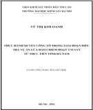 Luận văn Thạc sĩ Luật học: Thực hành quyền công tố trong giai đoạn điều tra vị án lừa đảo chiếm đoạt tài sản từ thực tiễn tỉnh Hà Nam