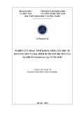 Luận văn Thạc sĩ Sinh học: Nghiên cứu hoạt tính kháng sinh, gây độc tế bào ung thư và đặc điểm di truyền hệ gen của xạ khuẩn Streptomyces sp. VCCM 22255