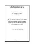 Luận văn Thạc sĩ Luật học: Thủ tục thương lượng nhận tội trong tố tụng hình sự tại một số quốc gia trên thế giới - Vấn đề đặt ra đối với tố tụng hình sự Việt Nam