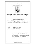 Luận văn tốt nghiệp: Lập hồ sơ dự thầu gói thầu thi công xây dựng Láng nhựa đường trục xã, đường ấp Rộc A, xã Thạnh Đức