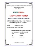 Luận văn tốt nghiệp Kinh tế xây dựng: Lập ngân sách dự án xây dựng công trình: Tòa nhà văn phòng trường quốc tế Á Châu